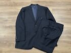 Suitsupply 50R Us 'Lazio'  Slim Navy Blue Vbs Wool 2 Pc Suit Jacket Pants