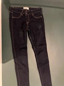 Abercrombie Black and Gold Jeans Kids Size 16 - Picture 1 of 4