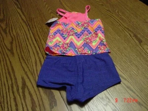 NWT Girls Tankini Swimsuit Bathing Suit set by Wonder Nation - Picture 1 of 2