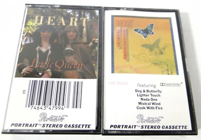 2 Heart Cassettes -Dog and Butterfly & Little Queen Cassettes  - Image 1 of 3