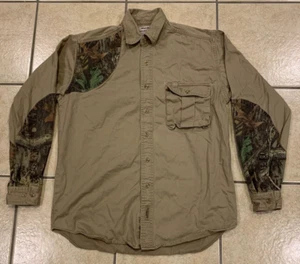 Men's Medium Wrangler Rugged Wear Advantage Timber Camo Hunting Shooting Shirt - Picture 1 of 5