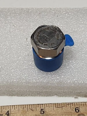 Bonney 6M Threaded (NPT) Hex Head Plug Solid SS316 1/2" Mnpt  - Image 1 of 4