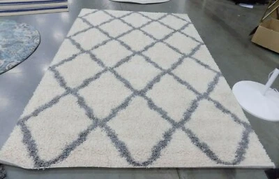 Alfombra MARFIL / GRIS 6' X 9' defecto, precio reducido 1172584394 SGD257F-6 Foto 1 de 3