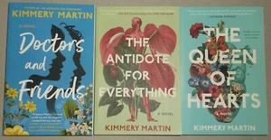 KIMMERY MARTIN NOVELS LOT of 3 BOOKS PAPERBACK DOCTORS AND FRIENDS QUEEN USED - Picture 1 of 4