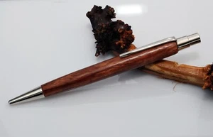 Schreibgerät Kugelschreiber Berlin Holz Bubinga handgedrechselt Unikat - Bild 1 von 6