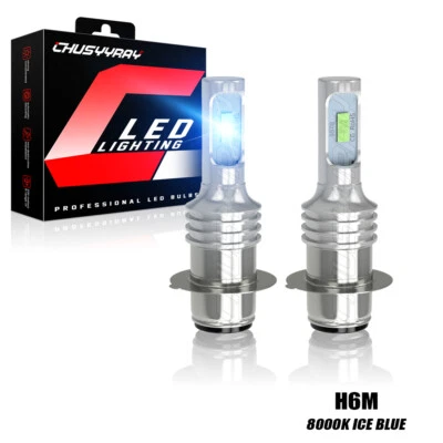 For Honda Foreman 400 450 1997-2003 2004 LED Headlight Kit H6 8000K blue Bulbs - Image 1 of 4