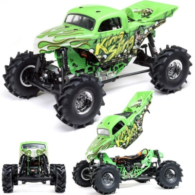 NEW Losi 1/8 LMT 4WD Solid Axle Mega Truck Brushless RTR King Sling Green - Image 1 of 4