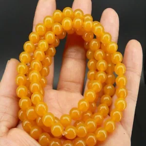 AAAAA Natural Huanglong Yu Jade / gradient jade 108 beads bracelet 7-8mm - Picture 1 of 12