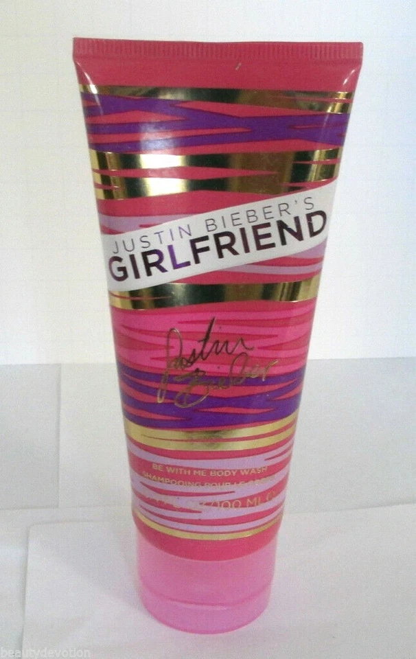 (2) ДВА - JUSTIN BIEBER GIRLFRIEND BE WITH ME МЫТЬЕ ТЕЛА 3,4 УНЦ 100 МЛ - Изображение 1 из 1
