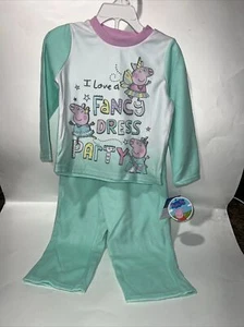 Peppa Pig Girls' 2-Piece Magic Pajamas Set - Picture 1 of 11