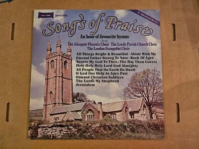 SONGS OF PRAISE - AN HOUR OF FAVORITE HYMNS VINYL TVLP-77033 - Image 1 of 4