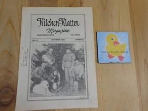 Kitchen Klatter Magazine November 1981 Sacrifices To Remember Decorations - Picture 1 of 5