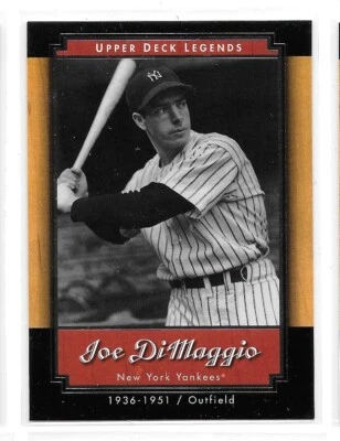 2001 Upper Deck Baseball Legends Complete Your Set Pick From List NRMT - Image 1 of 2