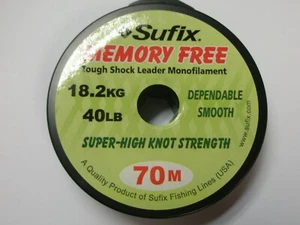 Sufix Memory Free Shock Leader Monofilament ALL VARIETIES Sea Fishing tackle - Picture 1 of 10