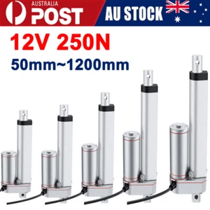12V Linear Actuator Motor 250N Fast Speed 30mm/s 500mm 700mm 900mm 1000mm 1200mm - Picture 1 of 35