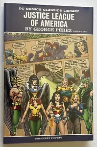 DC COMICS CLASSICS LIBRARY: JUSTICE LEAGUE OF AMERICA by GEORGE PEREZ VOL 2 HC - Picture 1 of 2