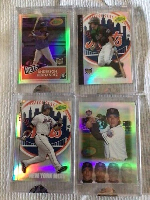 Lote de 4 Mets eTopps - Precintados/Sin Circular Foto 1 de 4