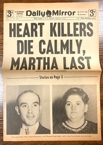 HONEYMOON KILLERS Movie Pressbook Herald Newspaper Style Horror Serial Murder - Picture 1 of 3