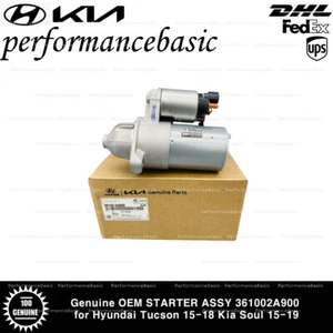 Genuine OEM STARTER ASSY 361002A900 for Hyundai Tucson 15-18 Kia Soul 15-19 - Picture 1 of 2