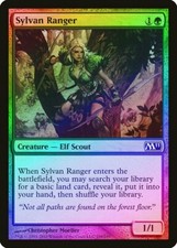 Sylvan Ranger FOIL Magic 2011 / M11 HEAVILY PLD Green Common MAGIC CARD ABUGames
