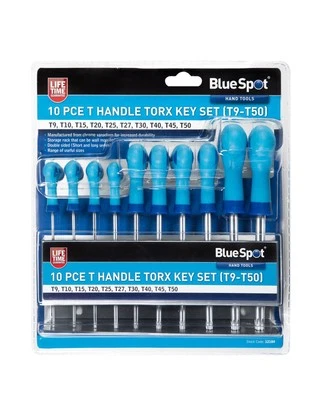 Blue Spot Tools - Set Kunci Torx Pemegang T 10 PCE (T9-T50) - Image 1 of 3