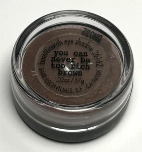 NEW & SEALED BareMinerals Eyeshadow YOU CAN NEVER BE TOO RICH BROWN 0.57g 0.02oz - Picture 1 of 2