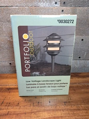 Portfolio Low Voltage Landscape Path Light Bronze #0030272  - Image 1 of 4