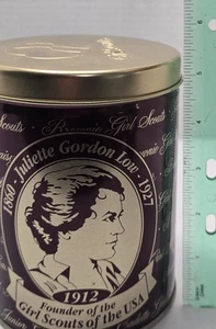 VNTG Rare Girl Scouts Juliette Gordon Low Collectible Tin – Founder 1912 – EMPTY - Picture 1 of 4