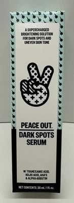 Peace Out Dark Spots Serum Spot Supercharged Brightening 1oz New - Image 1 of 4