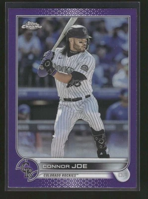 Connor Joe 2022 Topps Chrome Update Purple Refractor #USC33 - Image 1 of 2
