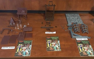 Aurora 1971 Monster Scenes Model Kit Parts + Instructions: All 4 Torture Devices - Picture 1 of 15
