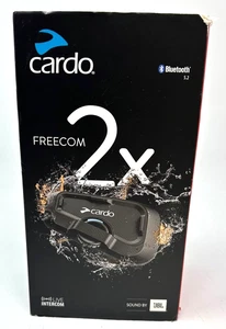 CARDO Freecom 2x With JBL 2-Way Speaker & Live Bluetooth Intercom FRC2X003 - Picture 1 of 3