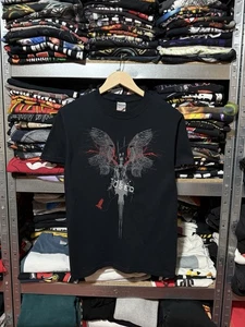 Vintage 2000’s The Used Rock Band Tour Retro Black Men’s T-Shirt Size S Y2K - Picture 1 of 5
