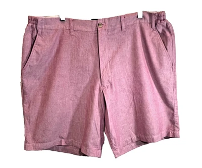 Pantalones Cortos Hombre John Blair Rojo Gris Talla 42 Confort Cintura Elástica Lateral Foto 1 de 4
