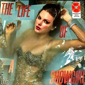 TAYLOR SWIFT - THE LIFE OF A SHOWGIRL- ORANGE GLITTER VINYL LP  " NEW, SEALED " - Picture 1 of 2