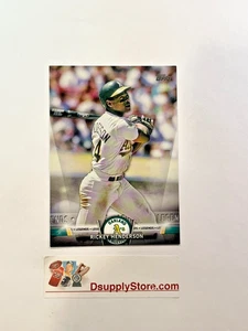 2018 Topps Salute Serie 2 Legenden Rickey Henderson #S-80 KOSTENLOSER VERSAND - Bild 1 von 1
