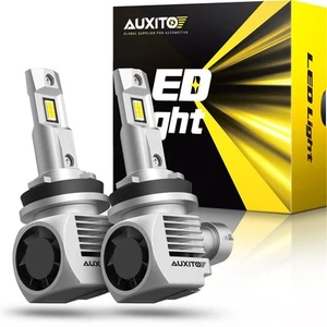 AUXITO 2X H11H8 7000LM Bombilla Faro LED Luz Baja 6000K Blanco Puro Devolución Gratuita - Imagen 1 de 12