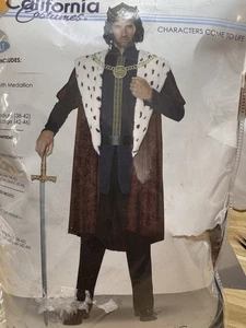 Men's Royal Storybook King Costume New But Missing Medallion Halloween Costume - Picture 1 of 4
