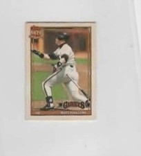1991 Topps Baseball Cracker Jack #9 Matt Williams Mini Oddball Insert Card