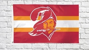 Tampa Bay Buccaneers Football 3x5 ft Classic Logo Retro Flag Ideal NFL Banner - Picture 1 of 2