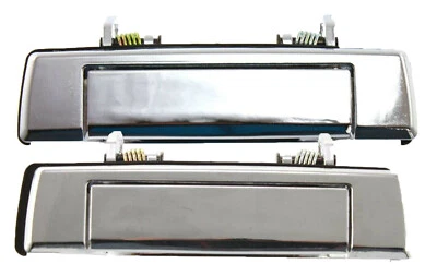 New Set Of Two Front Exterior Door Handle Chrome For 1987-1993 Mazda B2200 - Image 1 of 4