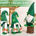 St. Patrick's Day Knitted Hat Couple Faceless Doll Party Party Decor Doll Toy