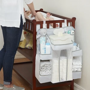 LA Baby Diaper Caddy and Nursery Organizer for Baby'S Essentials - White - Picture 1 of 12