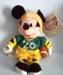 RETIRED Vintage DISNEY FOOTBALL MICKEY 10" WITH TAG - Picture 1 of 1