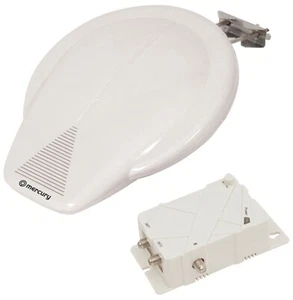 ACTIVE DIGITAL TV ANTENNA AERIAL KIT Caravan vw Camper Motorhome RV Boat Tent - Picture 1 of 5
