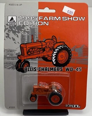 ERTL - 1995 Farm Show Edition - Allis Chalmers WD-45 - 1:64 Scale #1203 #2 - Image 1 of 2