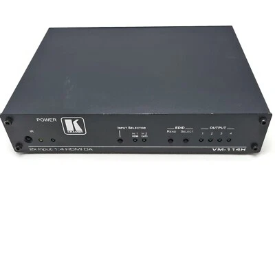 Kramer VM-114H 2x1:4 HDMI & PoC Long–reach DGKat with RS–232 & IR to HDMI - Image 1 of 4
