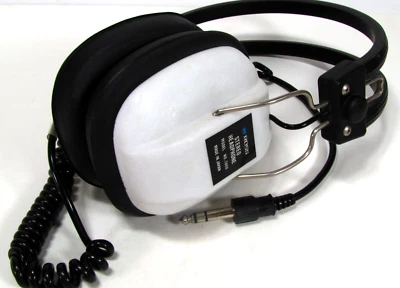 Auriculares estéreo vintage ROSS modelo 7060 clásicos blancos sobre la oreja funcionando probados Foto 1 de 4