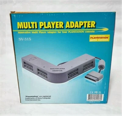 MULTI PLAYER ADAPTER MULTITAPE per PSX PS1 PLAYSTATION 1 - NUOVO - Immagine 1 di 4