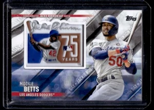 Parche conmemorativo de evento especial 2022 Topps Update reliquias fabricadas Mookie - Imagen 1 de 2